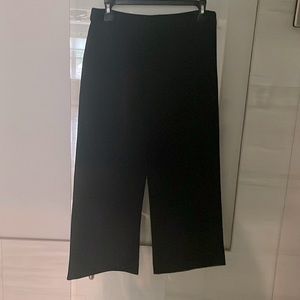 Ann Taylor wide leg crop velvet Pants